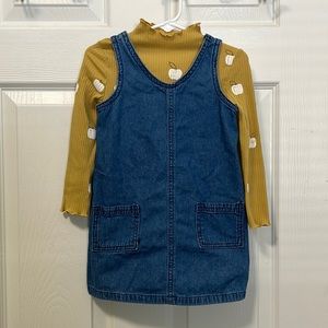 Little Co. | Jumper w/ ribbed long sleeve mockneck